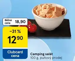 Tesco Camping salát nabídka