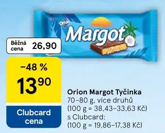 Tesco Orion margot tyčinka nabídka