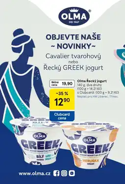 Tesco Olma Řecký jogurt nabídka