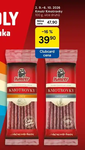 Tesco Kmotr kmotrovky nabídka