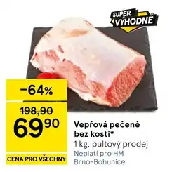Tesco Vepřová pečeně bez kostí nabídka