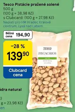 Tesco Tesco pistácie pražené solené nabídka