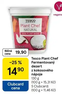 Tesco Tesco Plant Chef Fermentovaný dezert z kokosového nápoje nabídka