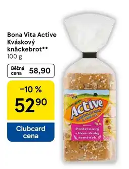 Tesco Bona Vita Active Kváskový knäckebröt nabídka