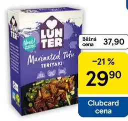 Tesco Lunter marinated tofu teriyaki nabídka