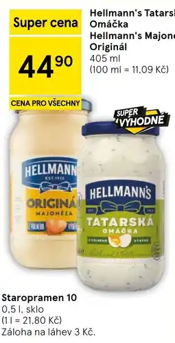 Tesco Hellmann's tatarská omáčka nabídka