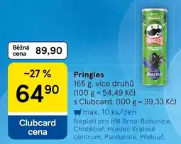 Tesco Pringles nabídka