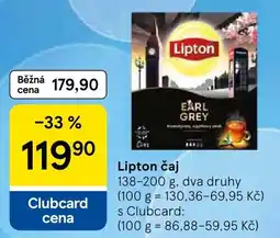 Tesco Lipton čaj nabídka