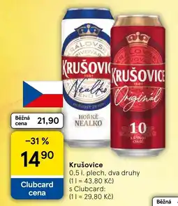 Tesco Krušovice nabídka
