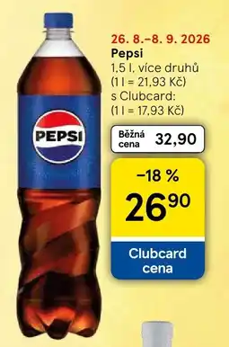 Tesco Pepsi nabídka