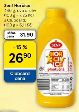 Tesco Senf Horčice nabídka