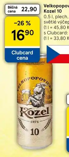 Tesco Kozel 10 nabídka