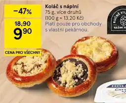 Tesco Koláč s náplní nabídka