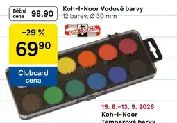 Tesco Koh-I-Noor vodové barvy nabídka
