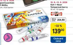 Tesco Koh-i-noor temperové barvy nabídka