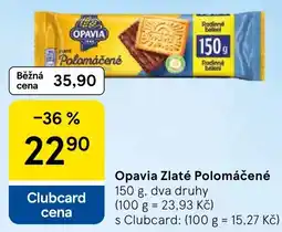 Tesco Opavia Zlaté Polomáčené nabídka