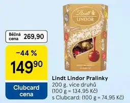 Tesco Lindt Lindor Pralinky nabídka