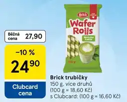 Tesco Brick trubičky nabídka