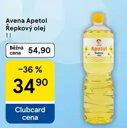 Tesco Avena Řepkový olej nabídka