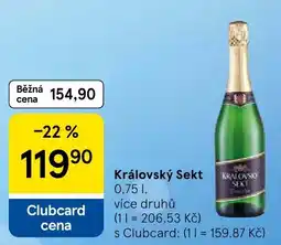 Tesco Královský Sekt nabídka