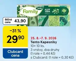 Tesco Tento Kapesníky nabídka