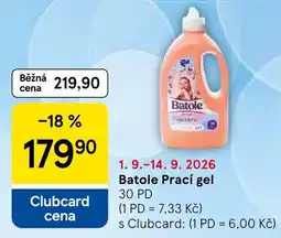 Tesco Batole prací gel nabídka