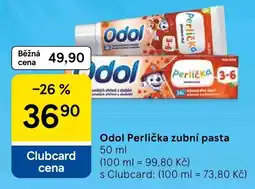 Tesco Odol Perlička zubní pasta nabídka