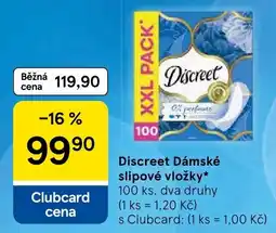 Tesco Discreet dámské slipové vložky nabídka