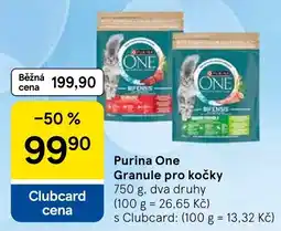 Tesco Purina One Granule pro kočky nabídka