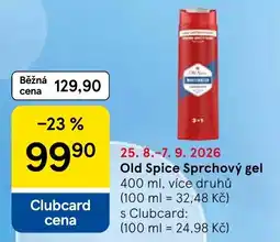 Tesco Old Spice Sprchový gel nabídka