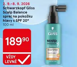 Tesco Schwarzkopf Gliss scalp balance nabídka