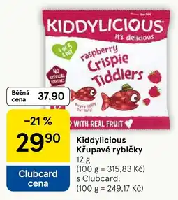 Tesco Kiddylicious křupavé rybičky nabídka