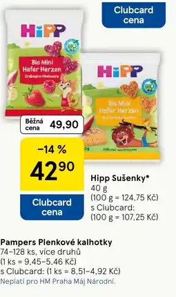 Tesco Hipp Sušenky nabídka