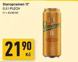Žabka Staropramen 11° nabídka