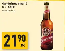 Žabka Gambrinus plná 12 nabídka