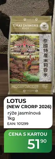 Tamda Foods Lotus rýže jasmínová nabídka