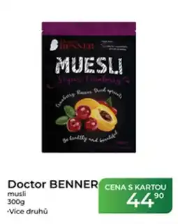 Tamda Foods Doctor BENNER musli nabídka