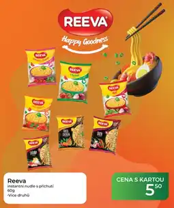 Tamda Foods Reeva instantní nudle s příchutí nabídka
