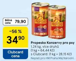 Tesco Propesko konzervy pro psy nabídka