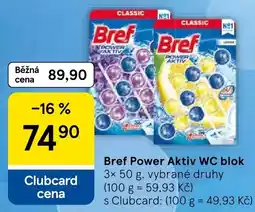 Tesco Bref Power Aktiv WC blok nabídka