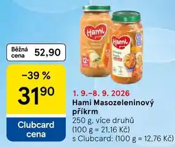 Tesco Haml Masozeleninový příkrm nabídka