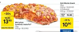 Tesco Zott Monte Snack nabídka