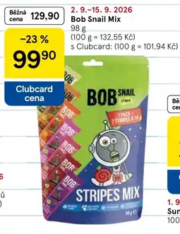 Tesco Bob snail mix stripes nabídka