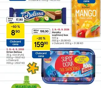 Tesco Orion Delissa nabídka