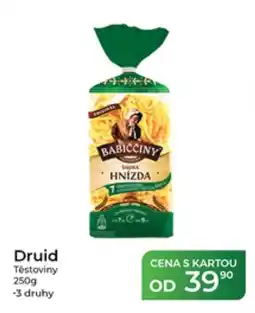 Tamda Foods Druid těstoviny nabídka