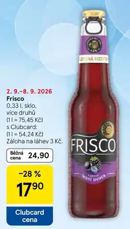 Tesco Frisco lesní ovoce nabídka