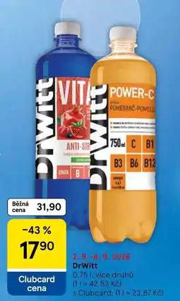 Tesco DrWitt power-c nabídka