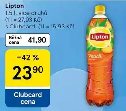 Tesco Lipton Peach nabídka