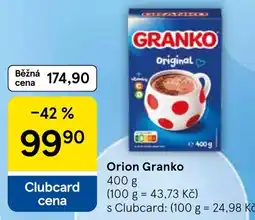 Tesco Orion Granko nabídka