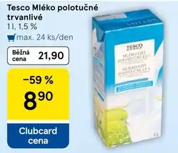 Tesco Tesco Mléko polotučné trvanlivé nabídka